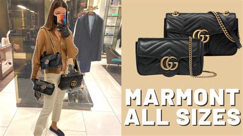 gucci mrmont sizes|Gucci Marmont bag from nancy.